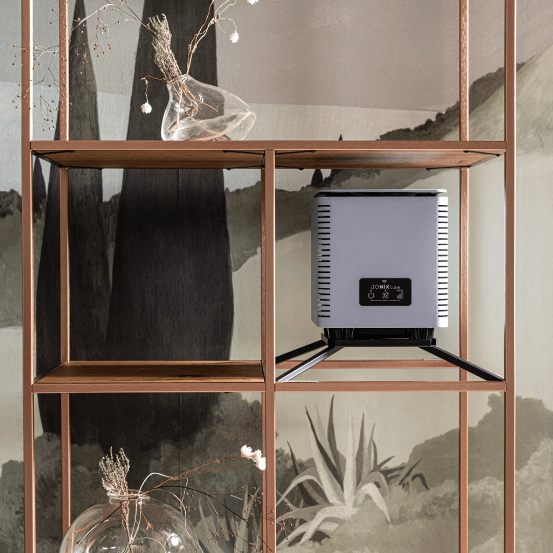 JONIX CUBE ICONIC - purificatore ionizzatore con scocca in acciao satinato
