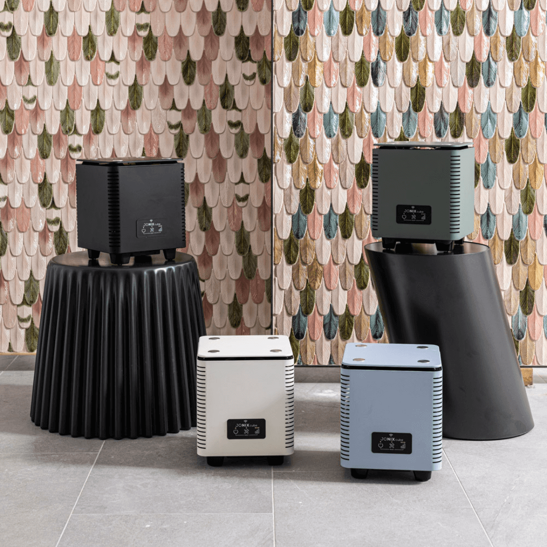 JONIX CUBE ICONIC - purificatore ionizzatore con scocca in acciao satinato